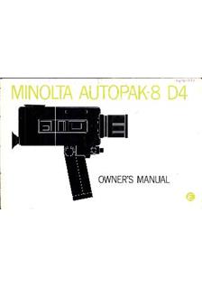 Minolta Autopak 8 D 4 manual. Camera Instructions.